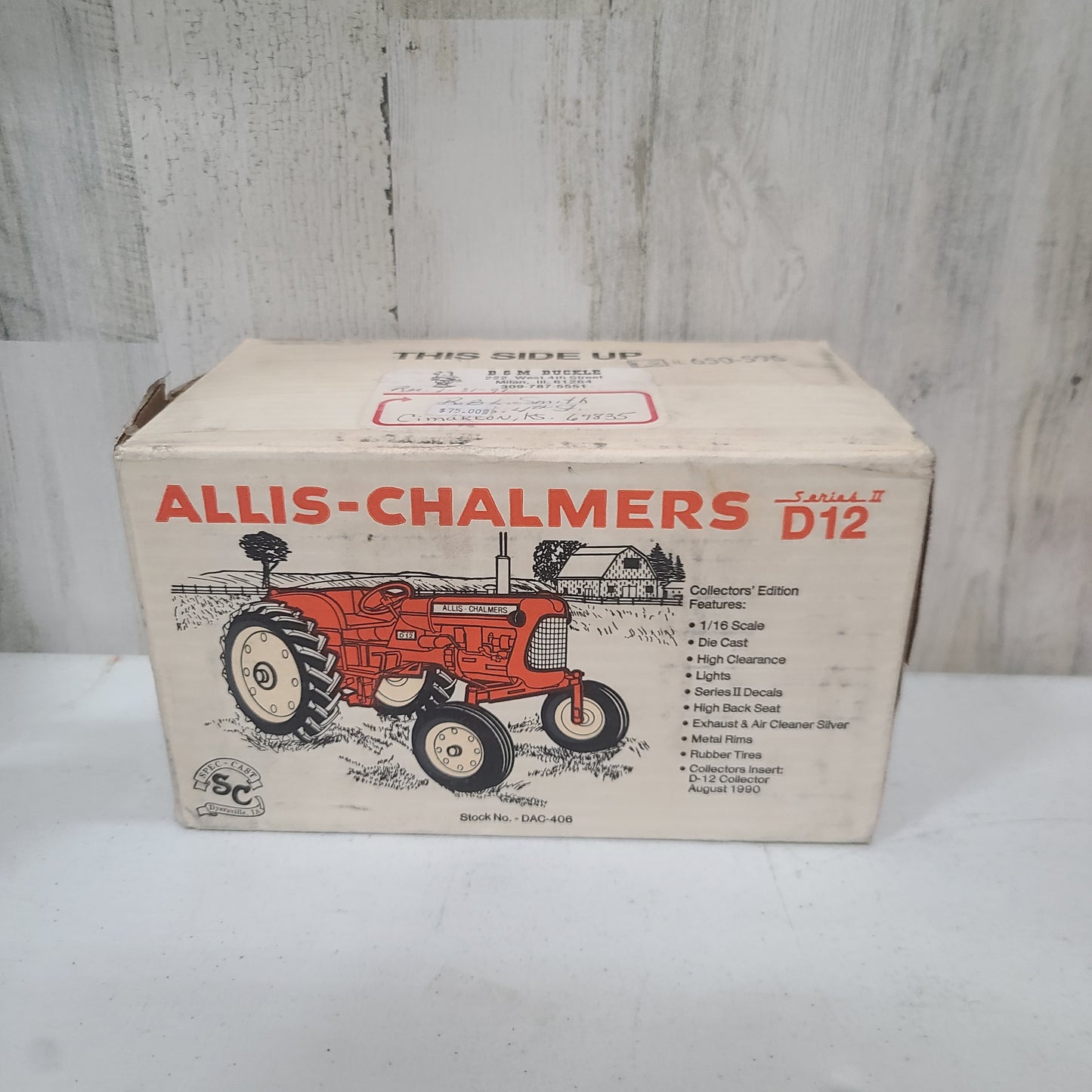 1:16 Scale Models D-12 Allis-Chalmers Collectors Edition NIB
