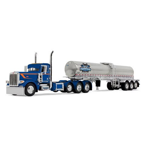 1:64 DCP Peterbilt 389 Finnesgard with 36 inch sleeper and Walker Milk Tanker