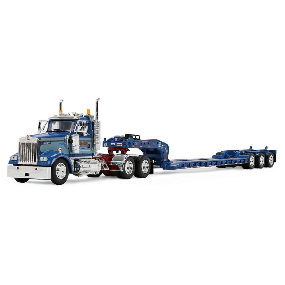 1:64 DCP Sid Kamp Kenworth W900L Day Cab & Fontaine Magnitude Lowboy Trailer