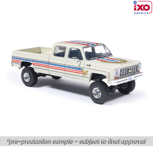 1:64 IXO 1976 Chevrolet Custom Deluxe K30 Fleetside - July 4th Exclusive