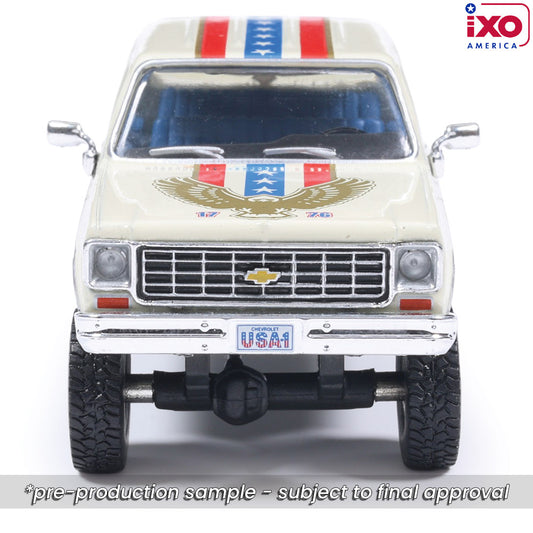 1:64 IXO 1976 Chevrolet Custom Deluxe K30 Fleetside - July 4th Exclusive