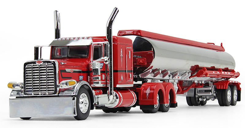 1:64 DCP Peterbilt 389X with 63 Flat Top Sleeper and Heil Fuel Tanker Trailer - Wayne Transports - Big Rigs Series II 1