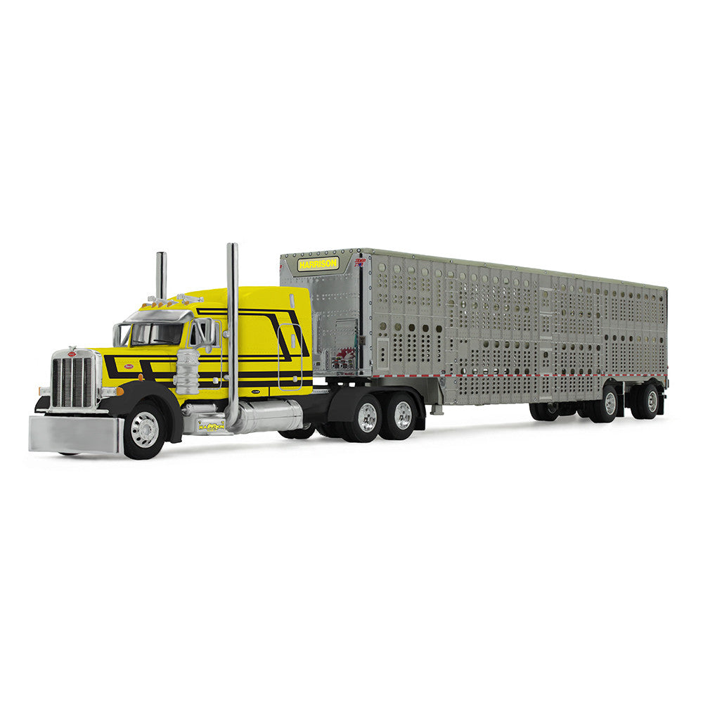 1:64 DCP "Harrison Trucking" 379 Peterbilt w Spread Axle Cattle Pot Exclusive Series