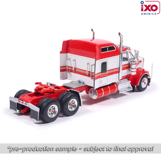 1:64 IXO 1990 Kenworth W900 - Red and Gold stripe