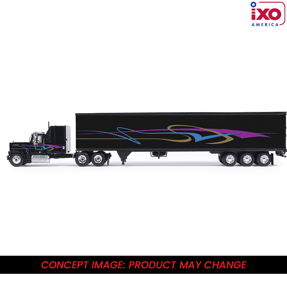 1:64 IXO 1980 GMC General with Black Trailer