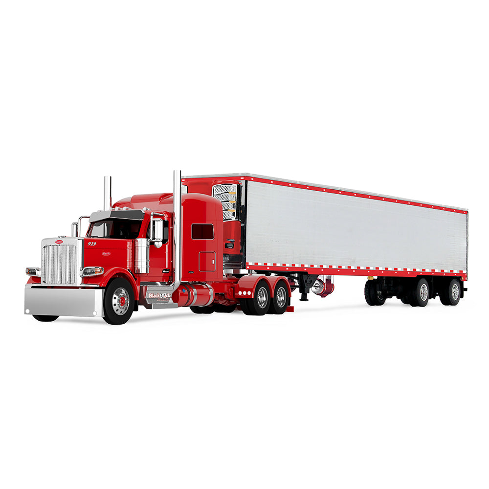 1:64 DCP Big Rigs Series II #6 - Blackjack Express LLC Peterbilt 589 w 78" Mid-Roof Sleeper & 53' Utility Trailer w Reefer
