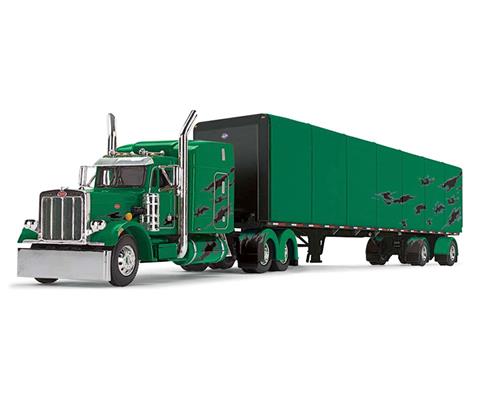 1:64 DCP Peterbilt 359 63" midroof sleeper with utility roll tarp spread