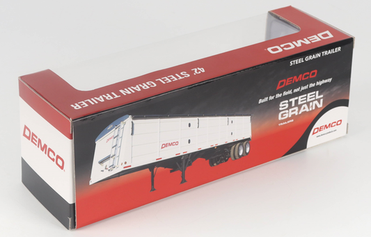 1:64 Diecast Master Demco 42 ft Steel Grain Trailer Black