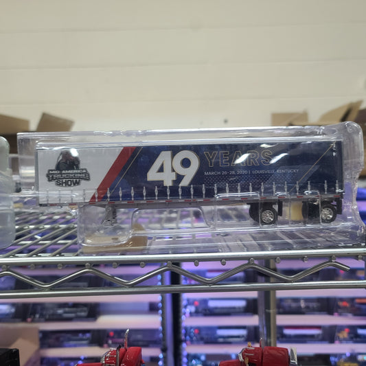 1:64 DCP Trailer Only spread axle MATS curtain trailer