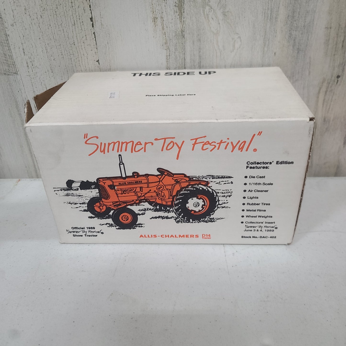 1:16 Scale Models D-14 Allis-Chalmers Collectors Edition NIB