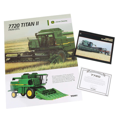 1/16 John Deere 7720 Titan II Combine with Corn Head & Grain Head, ERTL Prestige Select #4