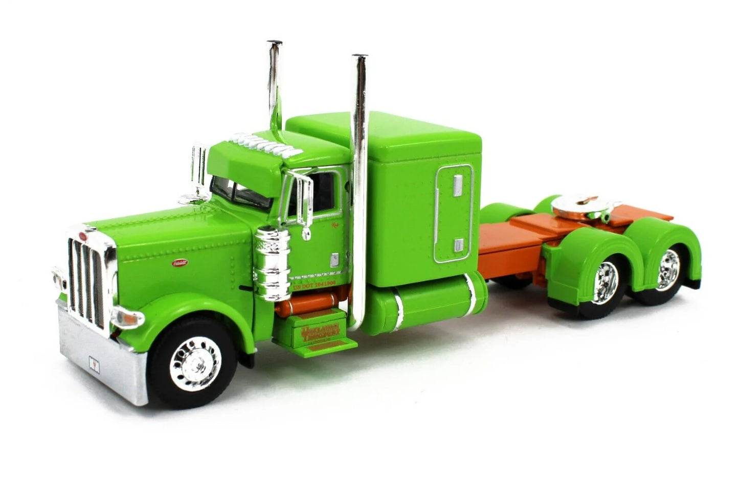 1:64 DCP Big Rigs Series #9: Hallahan Transport - Peterbilt Model 389 with 63" Flat Top Sleeper and 53' Utility Trailer