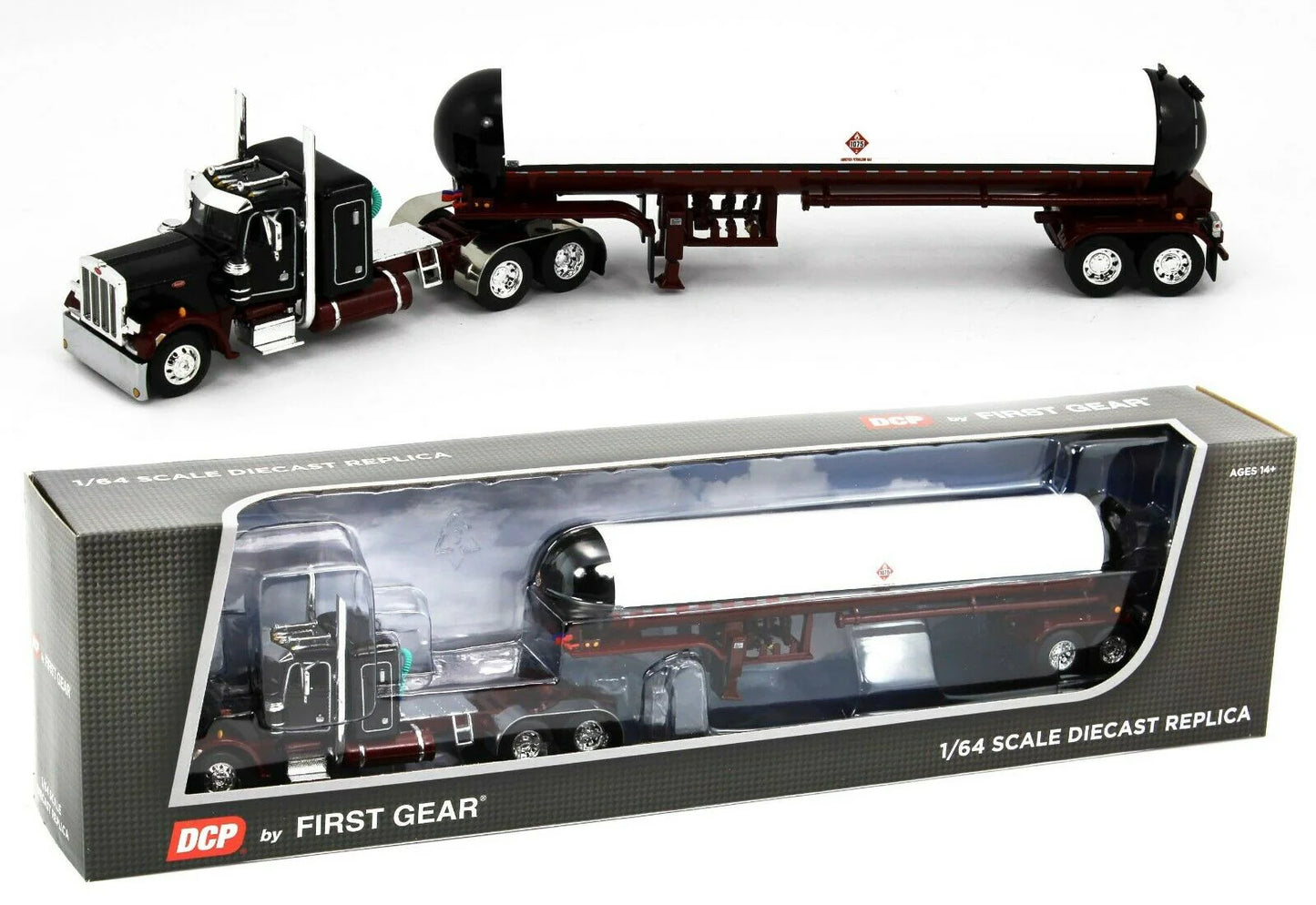 1:64 DCP Peterbilt 359 with 36" Flattop Sleeper