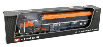 1:64 DCP Peterbilt 379 w/Sleeper & Wilson Pacesetter Grain Trailer