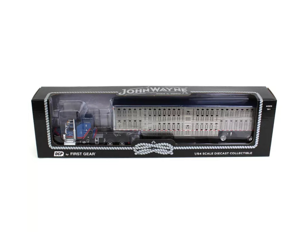 1:64 DCP John Wayne Cattle Co. Kenworth W900A with Wilson Trailer