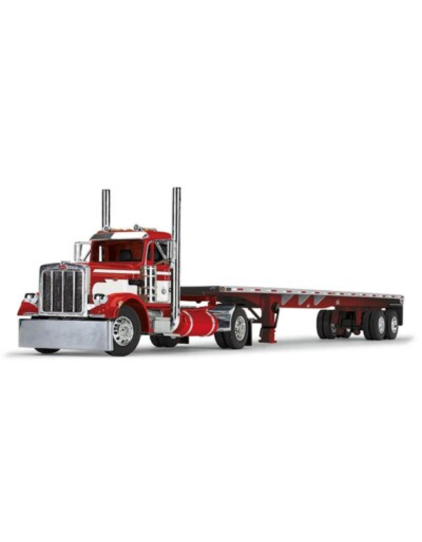 1:64 DCP Peterbilt 359 daycab with utility 48' flatbed