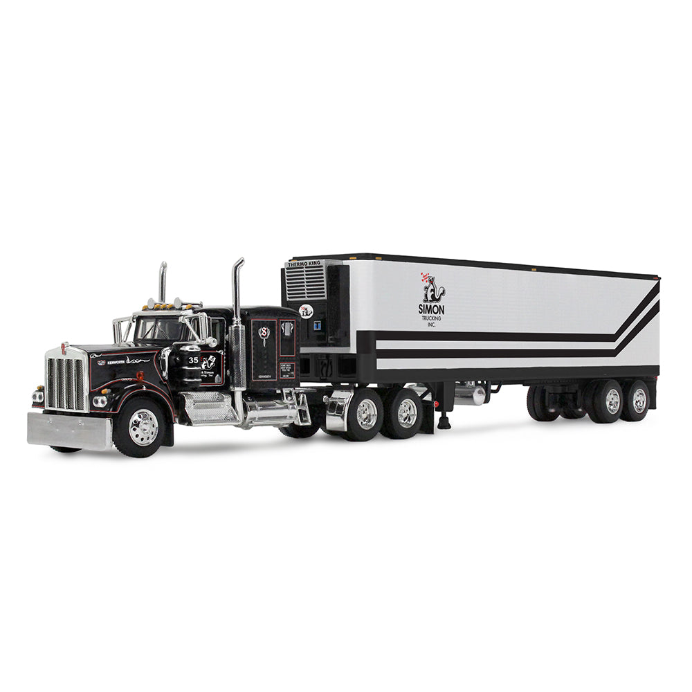 1:64 DCP Kenworth W-900A w 60" sleeper and 40 ft. Reefer