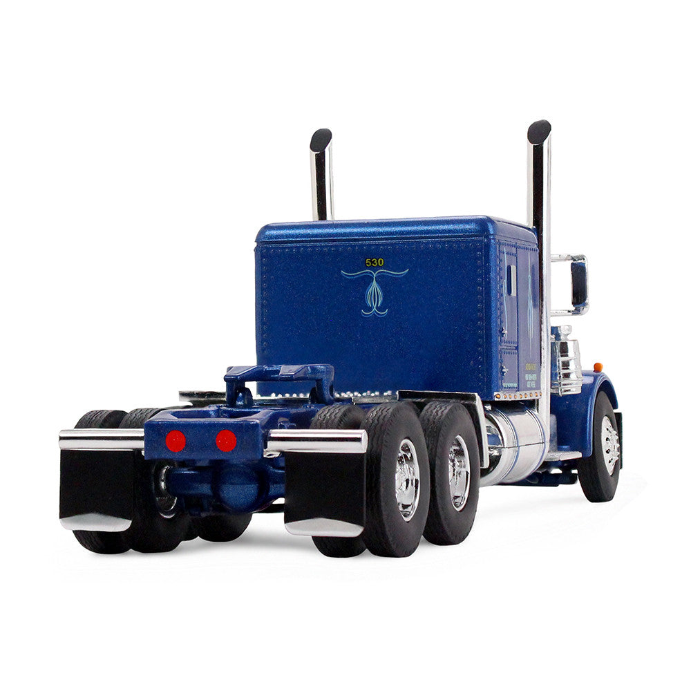 1:64 DCP Western Distributing Peterbilt 351 w flattop sleeper w vintage reefer van