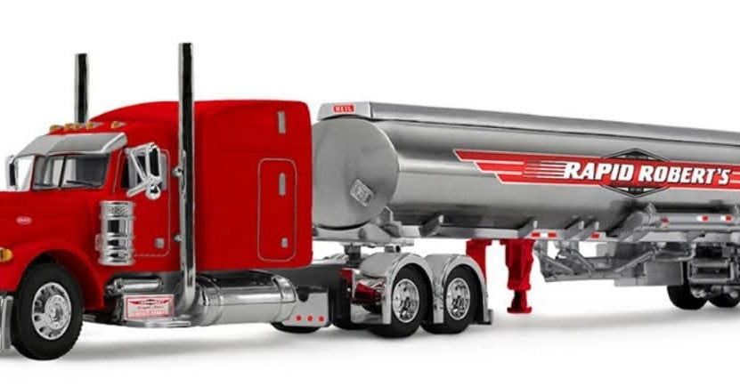1:64 DCP Rapid Roberts Peterbilt 379 60" sleeper with Elliptical tanker - Exclusive Series