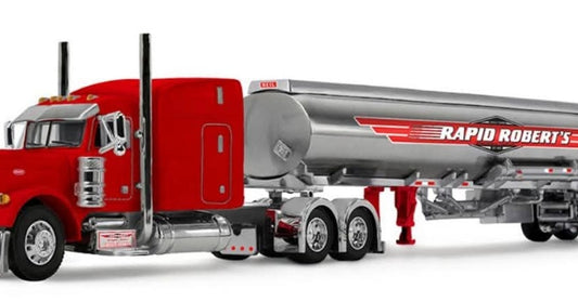 1:64 DCP Rapid Roberts Peterbilt 379 60" sleeper with Elliptical tanker - Exclusive Series
