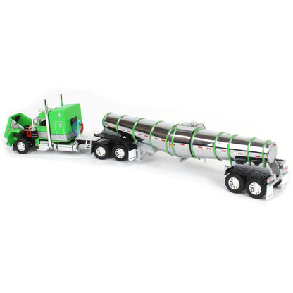 1:64 DCP Peterbilt 389 48" Mid Roof sleeper with Polar Deep Drop Trailer