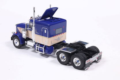 1:64 IXO 1973 Peterbilt 359 Blue and Tan