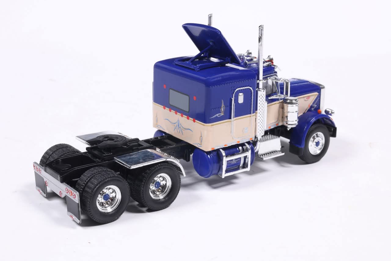 1:64 IXO 1973 Peterbilt 359 Blue and Tan