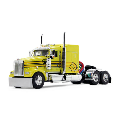 1:64 DCP Legacy Edition Set of Eleven Kenworth W900L w 72" Aerocab Flat Top Sleeper Legacy Edition Tractors