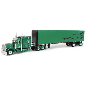 1:64 DCP Peterbilt 359 63" midroof sleeper with utility roll tarp spread