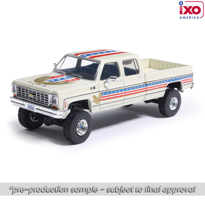 1:64 IXO 1976 Chevrolet Custom Deluxe K30 Fleetside - July 4th Exclusive