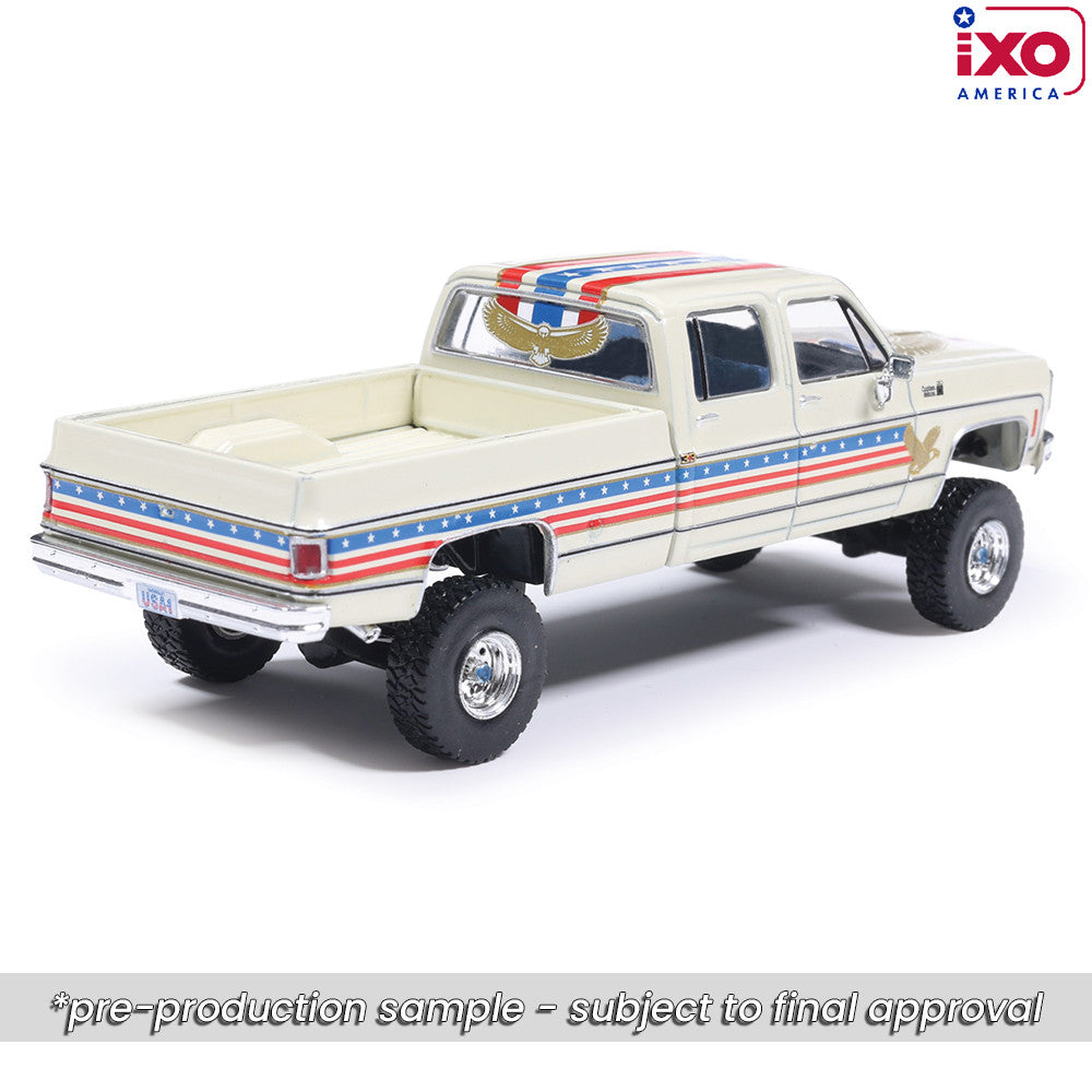 1:64 IXO 1976 Chevrolet Custom Deluxe K30 Fleetside - July 4th Exclusive