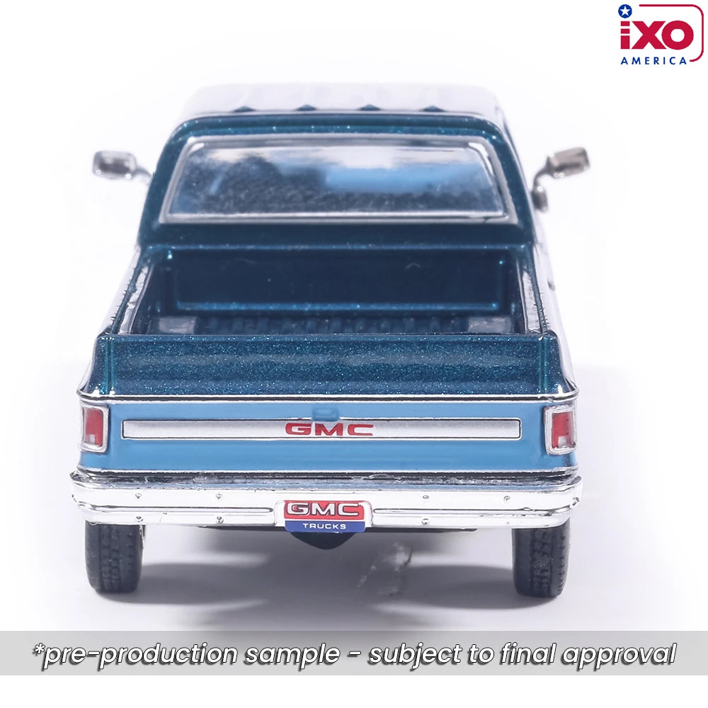 1:64 IXO 1980 GMC High Sierra K2500 Crew Cab Wideside - Dark Blue Metallic & Medium Blue - Special Two-Tone