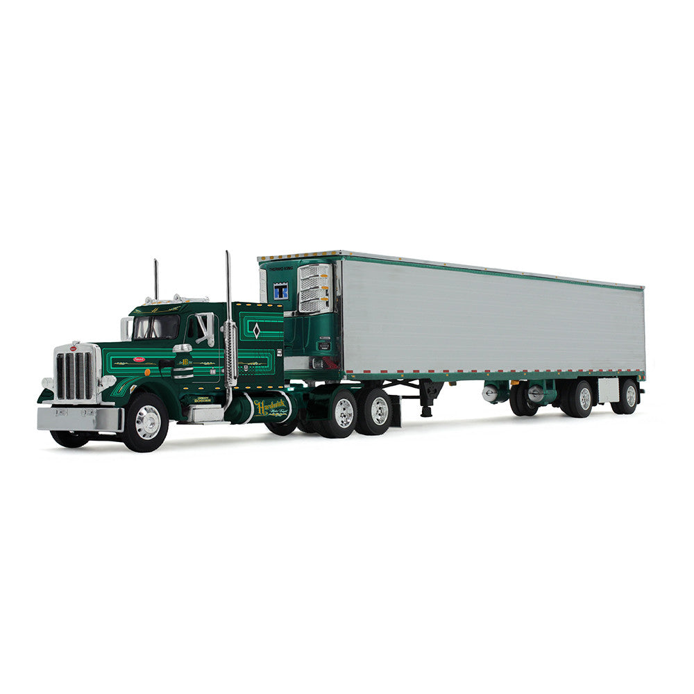 1:64 DCP Hardwick - Peterbilt 359 with Matching Spread-Axle Refer Trailer Big Rigs II 2
