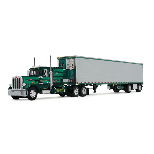 1:64 DCP Hardwick - Peterbilt 359 with Matching Spread-Axle Refer Trailer Big Rigs II 2
