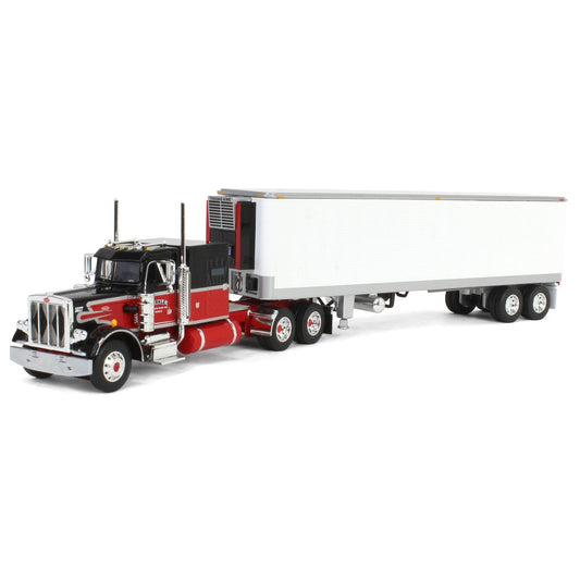 1:64 DCP Peterbilt 359 Semi Truck with Vintage Reefer Trailer, Legacy Series #1: Pirkle Refrigerated Freight Lines
