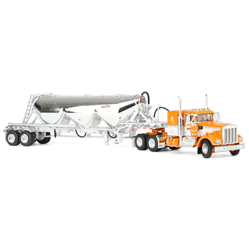 1:64 DCP Kenworth W900A 36” Tri-States Commodities With 3 Hole Pneumatic Trailer