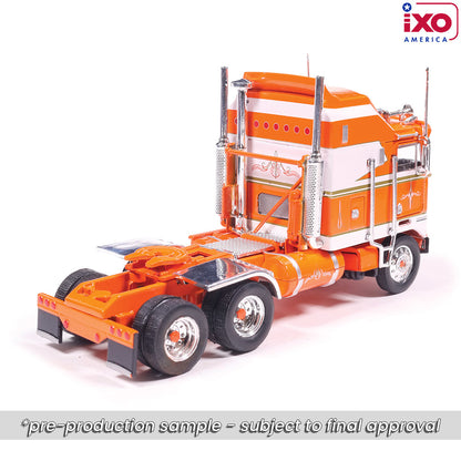 1:64 IXO 1976 Kenworth K100 Aerodyne - Orange and White