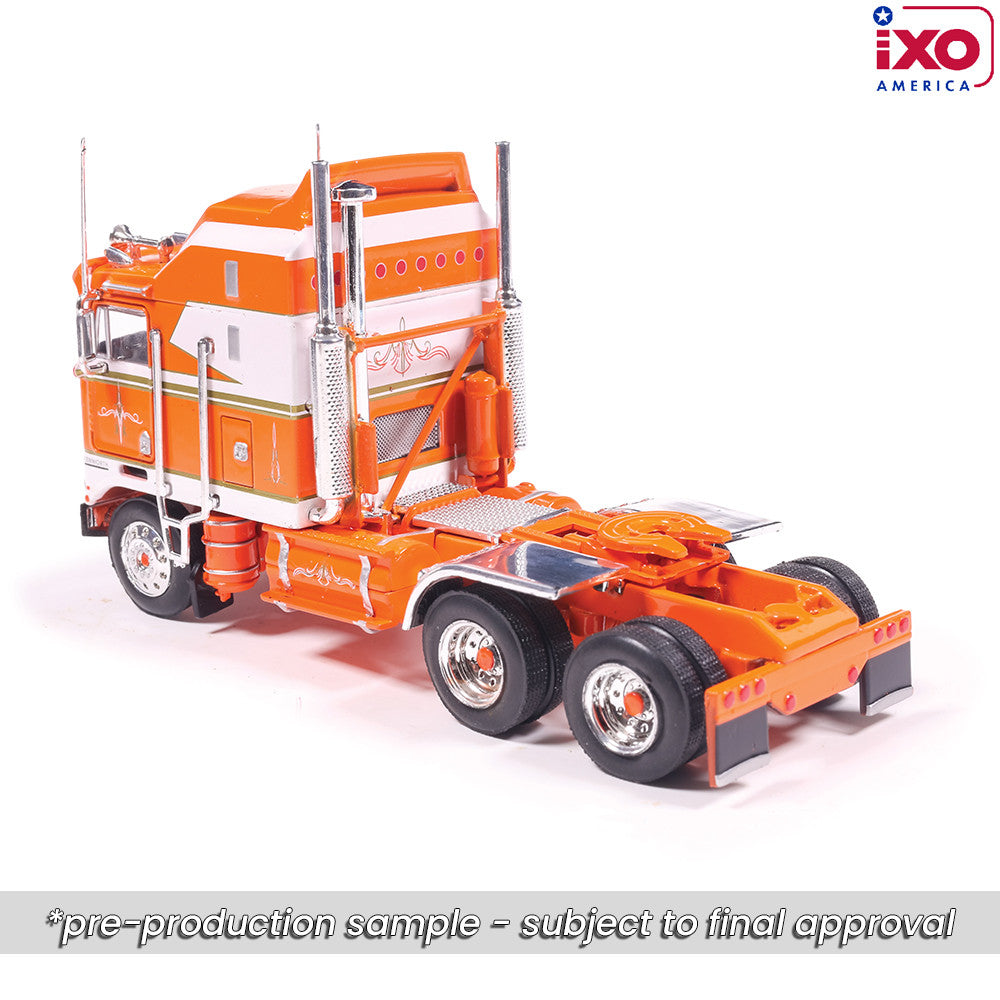 1:64 IXO 1976 Kenworth K100 Aerodyne - Orange and White
