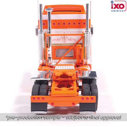 1:64 IXO 1976 Kenworth K100 Aerodyne - Orange and White