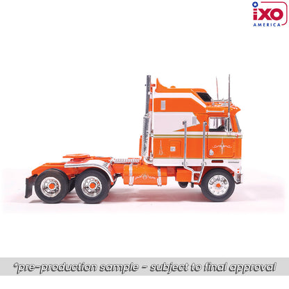 1:64 IXO 1976 Kenworth K100 Aerodyne - Orange and White