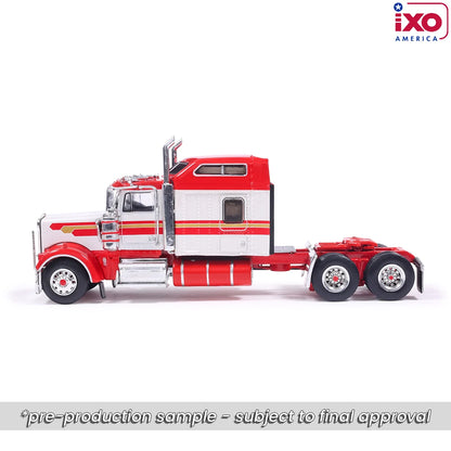 1:64 IXO 1990 Kenworth W900 - Red and Gold stripe