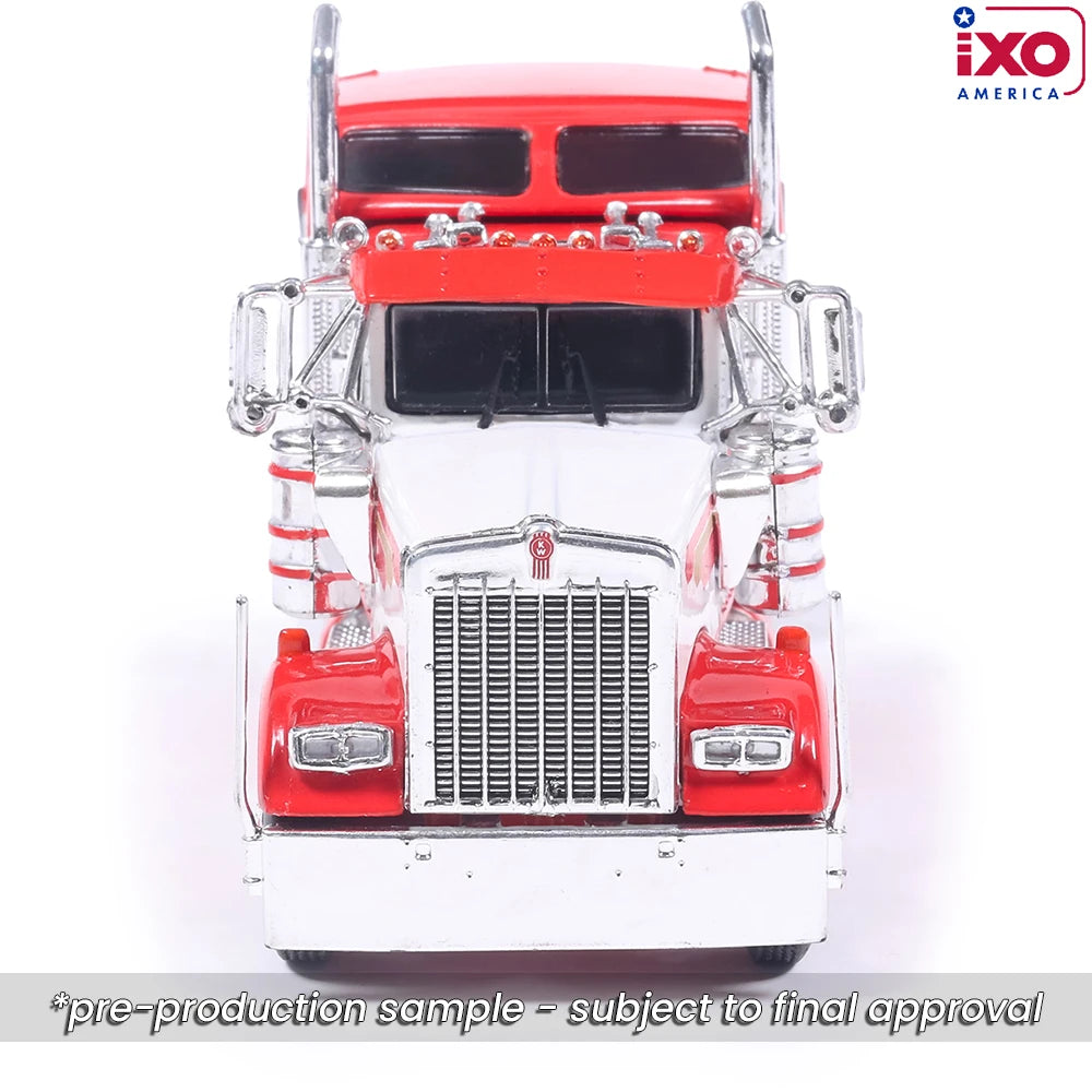 1:64 IXO 1990 Kenworth W900 - Red and Gold stripe