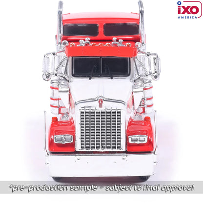 1:64 IXO 1990 Kenworth W900 - Red and Gold stripe