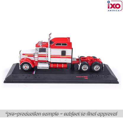 1:64 IXO 1990 Kenworth W900 - Red and Gold stripe