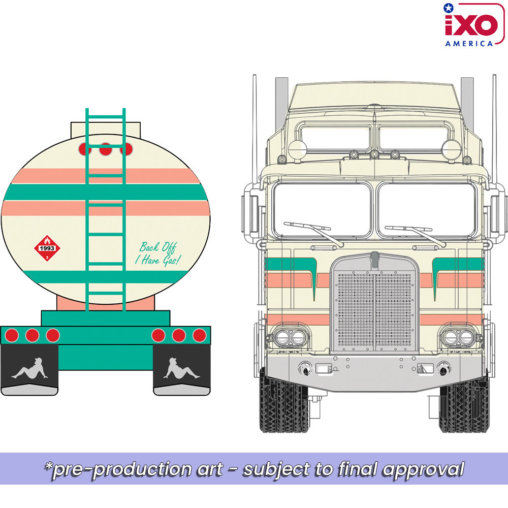 1:64 IXO 1976 K100 Aerodyne with tanker - Peaches and Cream