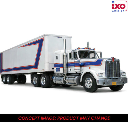 1:64 IXO 1976 Kenworth W900 with vintage trailer - Red White and Blue - The Great Smokey Roadblock (1977) Eleanor