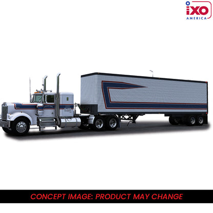 1:64 IXO 1976 Kenworth W900 with vintage trailer - Red White and Blue - The Great Smokey Roadblock (1977) Eleanor