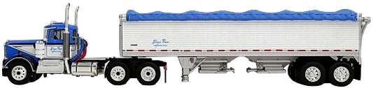 1:64 DCP Shupe Brothers Trucking - Kenworth 900A Day Cab pulling 34’ Pacesetter Trailer