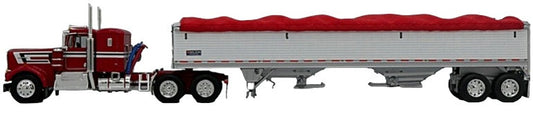 1:64 DCP Kenworth W-900A w 36" sleeper and 42' Wilson Grain Hopper Trailer