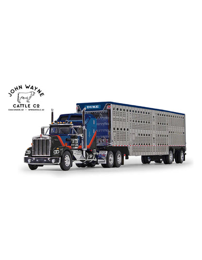 1:64 DCP John Wayne Cattle Co. Kenworth W900A with Wilson Trailer